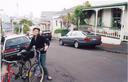 We rented a couple bikes on the worst of days in Auckland -- 90 km/h winds were against us!